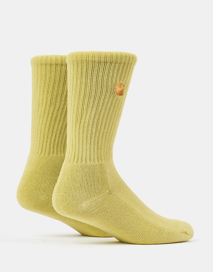 Carhartt WIP Chase Crew Socks - Fandoghi/Gold
