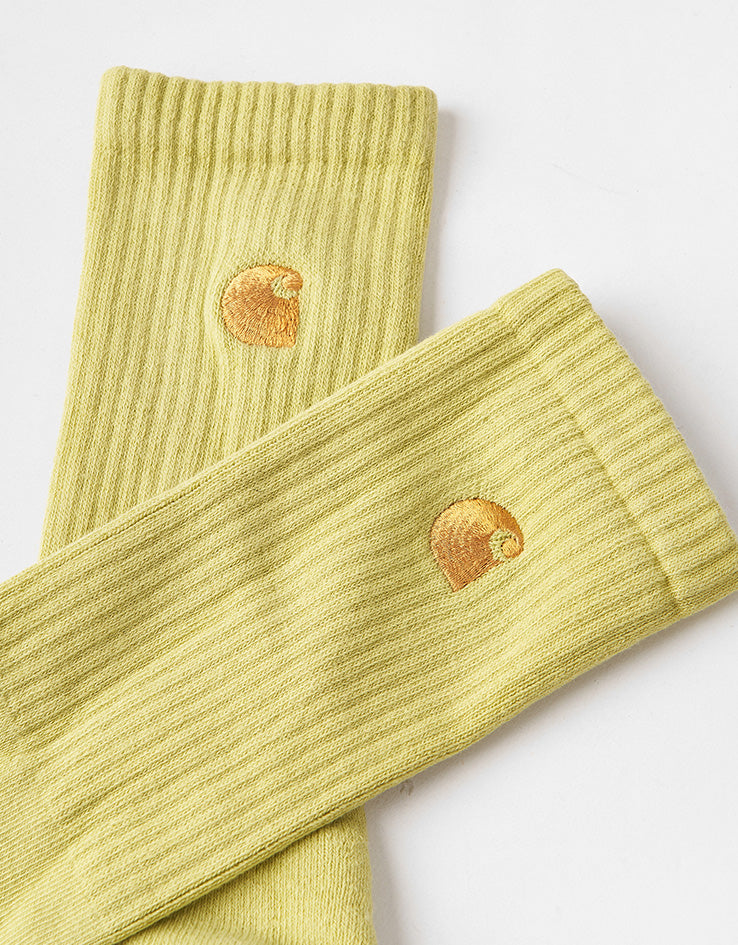 Carhartt WIP Chase Crew Socks - Fandoghi/Gold