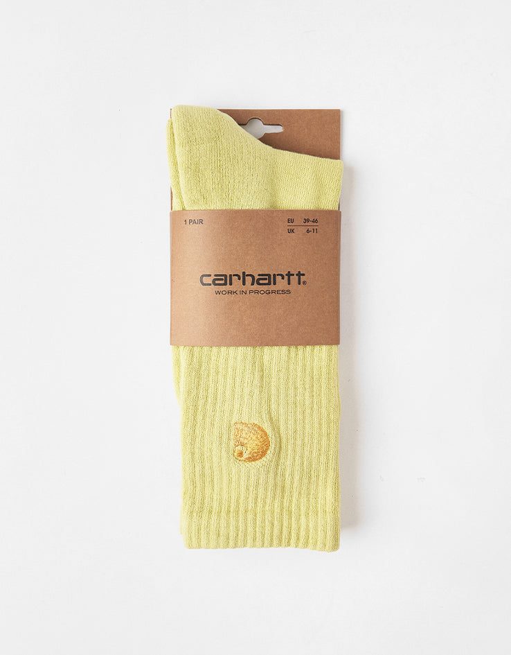 Carhartt WIP Chase Crew Socks - Fandoghi/Gold