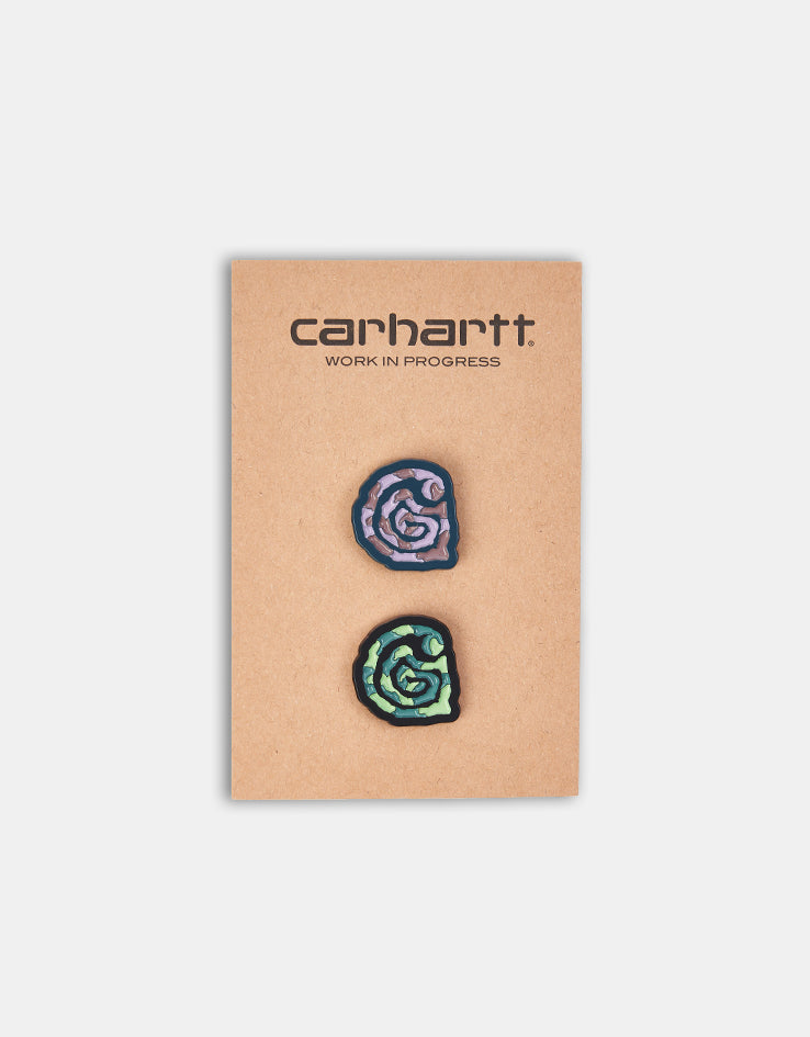 Carhartt WIP Helix Pin Padges - Multi