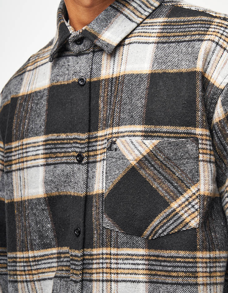 Route One Maddock Flannel Shirt - Black/Yellow