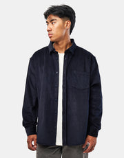 Route One Moby Cord Shirt - Navy