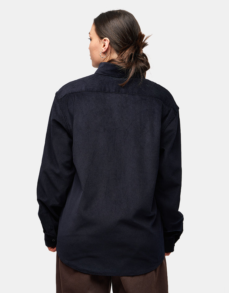 Route One Moby Cord Shirt - Navy
