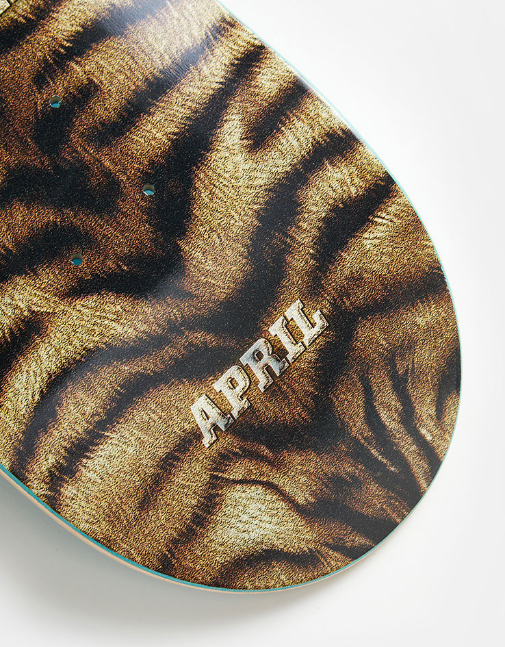 April O'Neill Leopard Skateboard Deck - 8.125"
