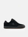 Emerica Heritic Skate Shoes - Black/Black/Gum
