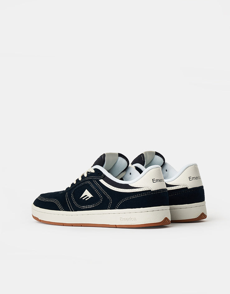 Emerica KSL III Skate Shoes - Navy/Tan