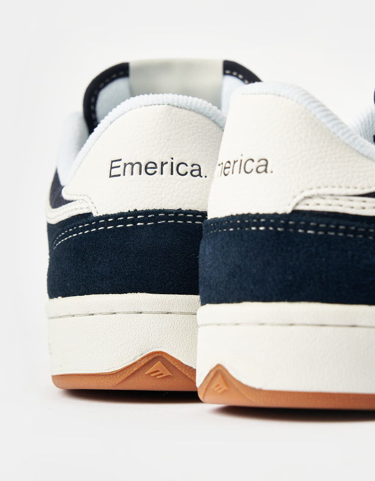 Emerica KSL III Skate Shoes - Navy/Tan