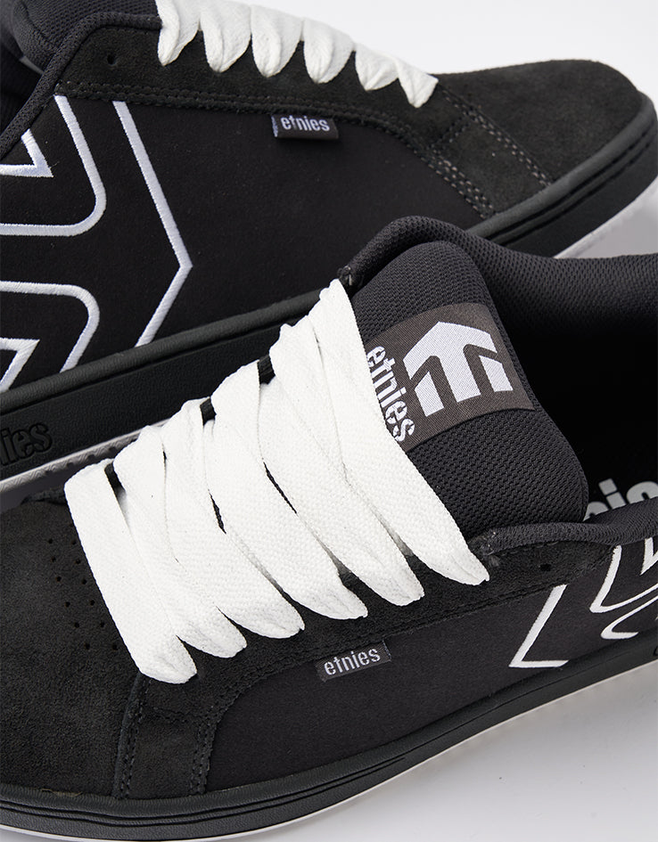 etnies Fader Skate Shoes - Worn Black