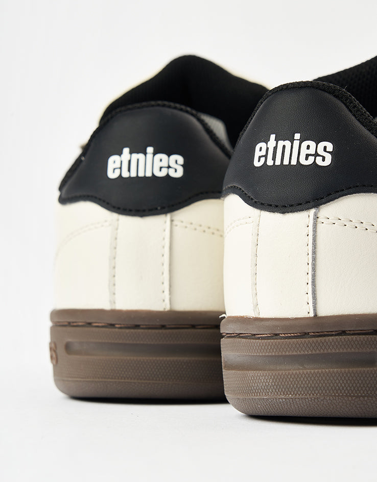 etnies Locut Skate Shoes - White/Black/Gum