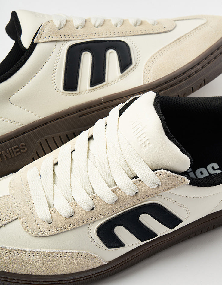 etnies Locut Skate Shoes - White/Black/Gum