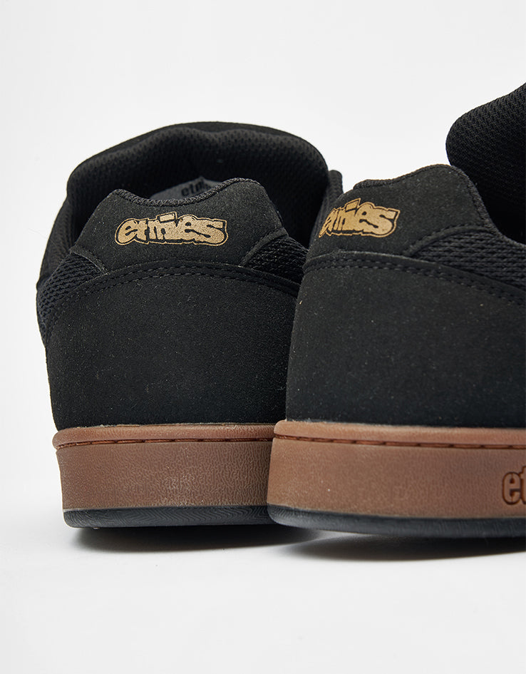 etnies Snake Skate Shoes - Black/Gum