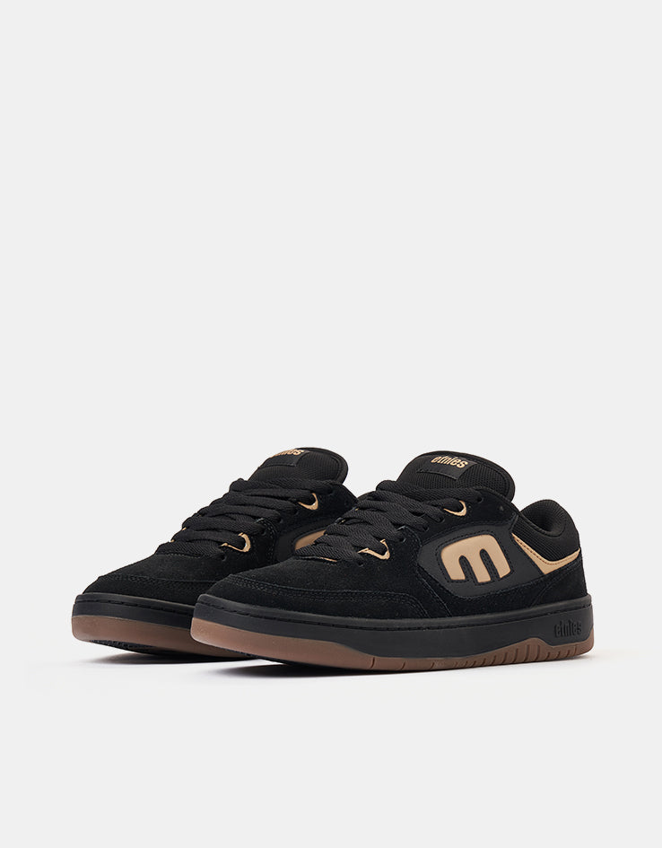 etnies Loot Skate Shoes - Black/Black/Gum