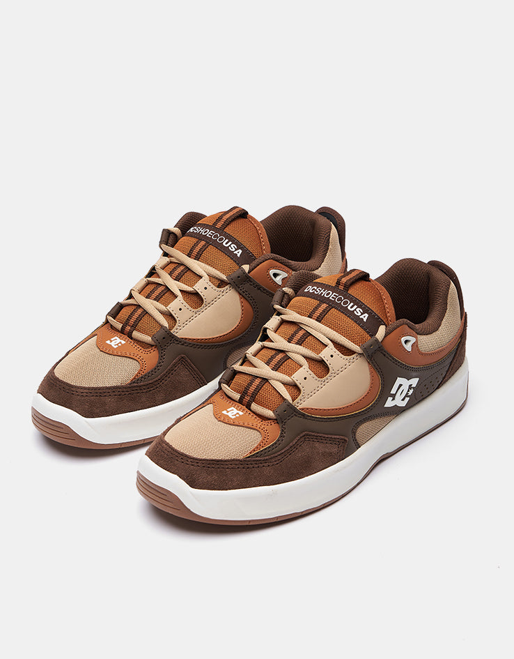 DC Kalynx Zero Skate Shoes - Brown/Tan/Offwhite