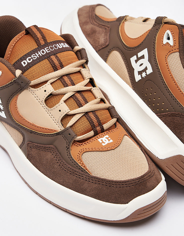 DC Kalynx Zero Skate Shoes - Brown/Tan/Offwhite