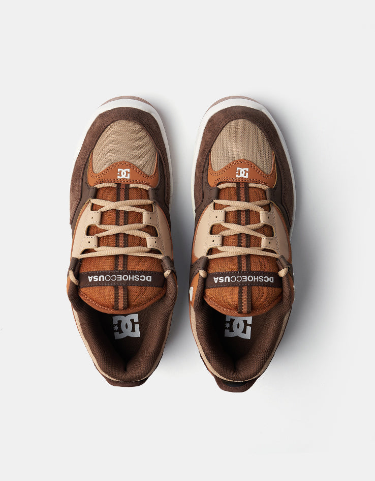DC Kalynx Zero Skate Shoes - Brown/Tan/Offwhite