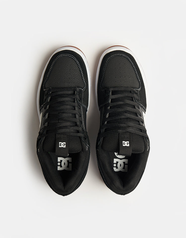 DC Lynx Zero Skate Shoes - Black/Black/White