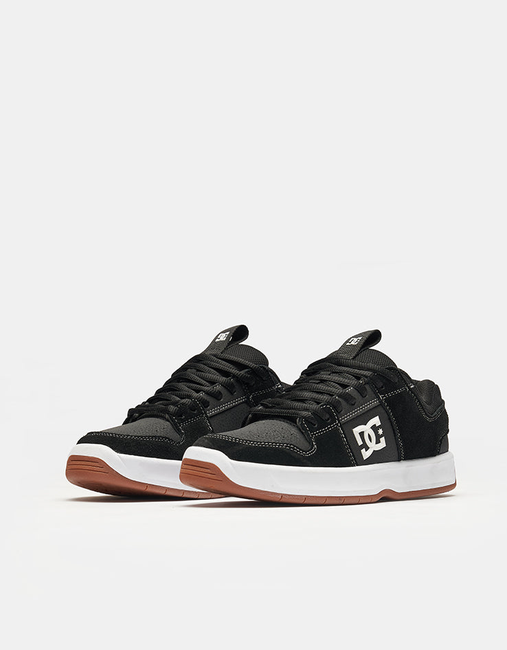DC Lynx Zero Skate Shoes - Black/Black/White
