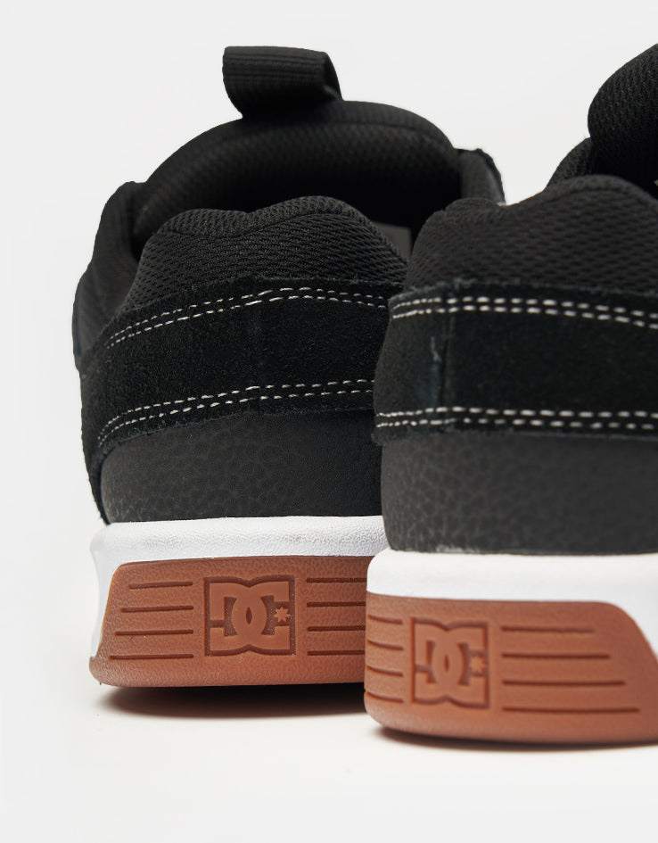 DC Lynx Zero Skate Shoes - Black/Black/White