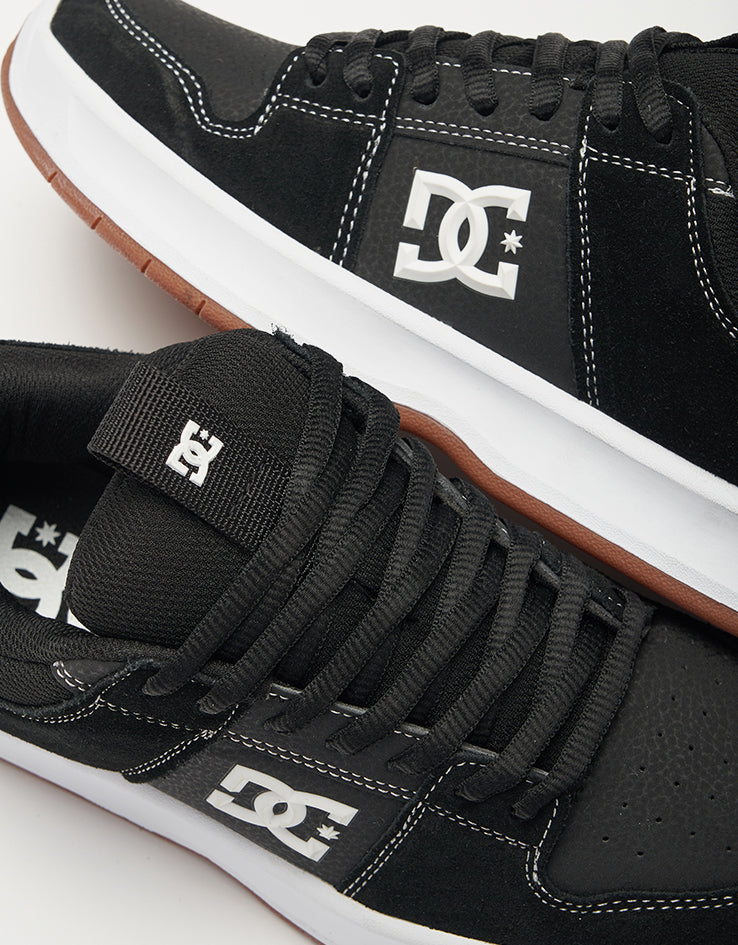 DC Lynx Zero Skate Shoes - Black/Black/White