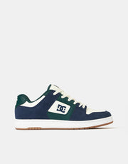 DC Manteca 4 Skate Shoes - Navy/White/Green