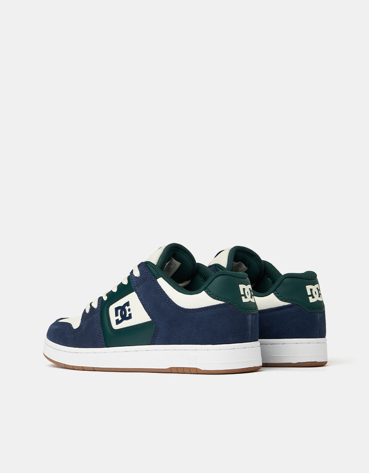 DC Manteca 4 Skate Shoes - Navy/White/Green