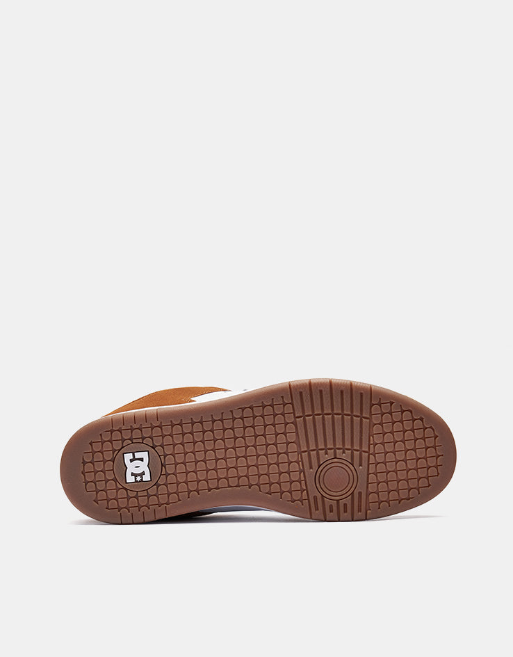 DC Manteca 4 Skate Shoes - Wheat/White