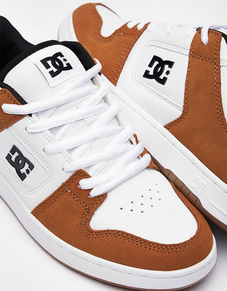 DC Manteca 4 Skate Shoes - Wheat/White