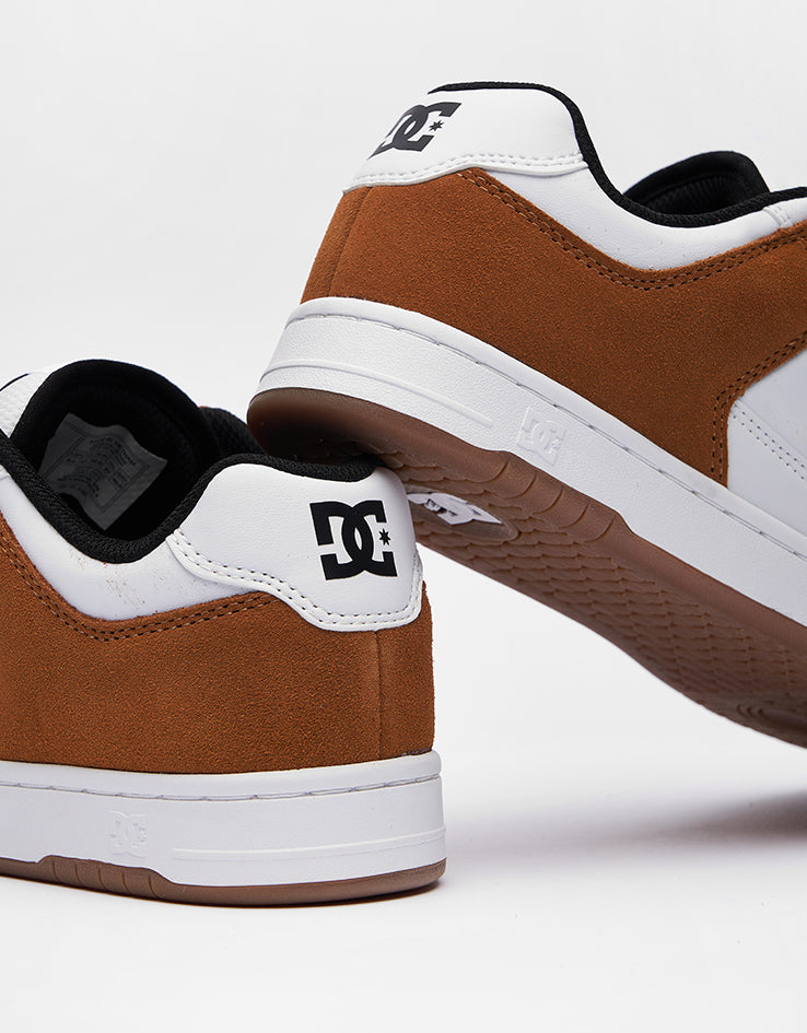 DC Manteca 4 Skate Shoes - Wheat/White