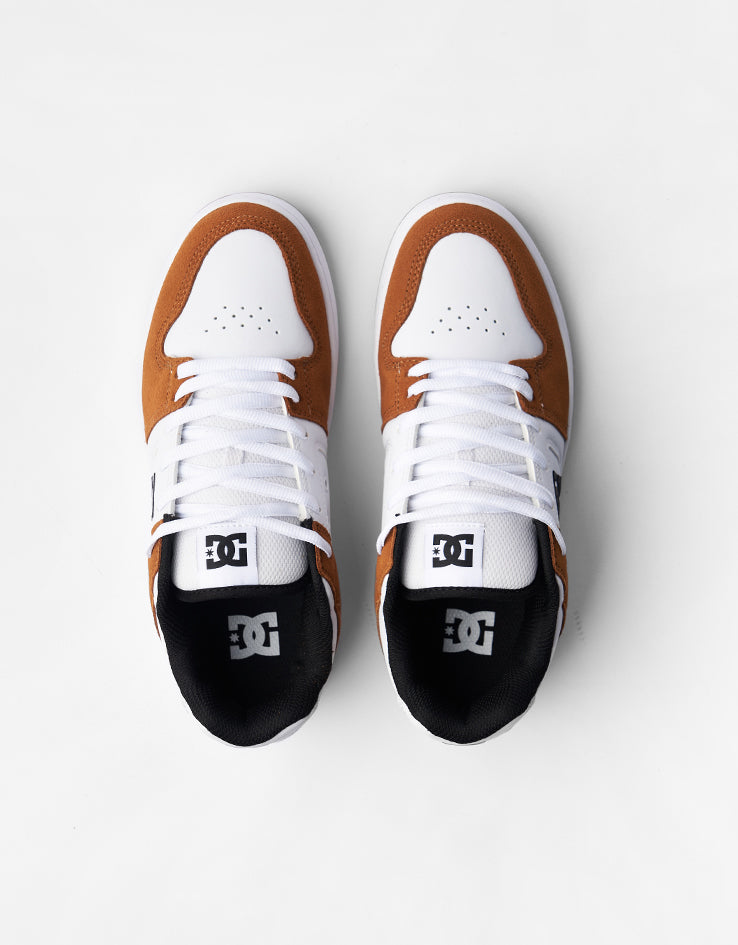 DC Manteca 4 Skate Shoes - Wheat/White