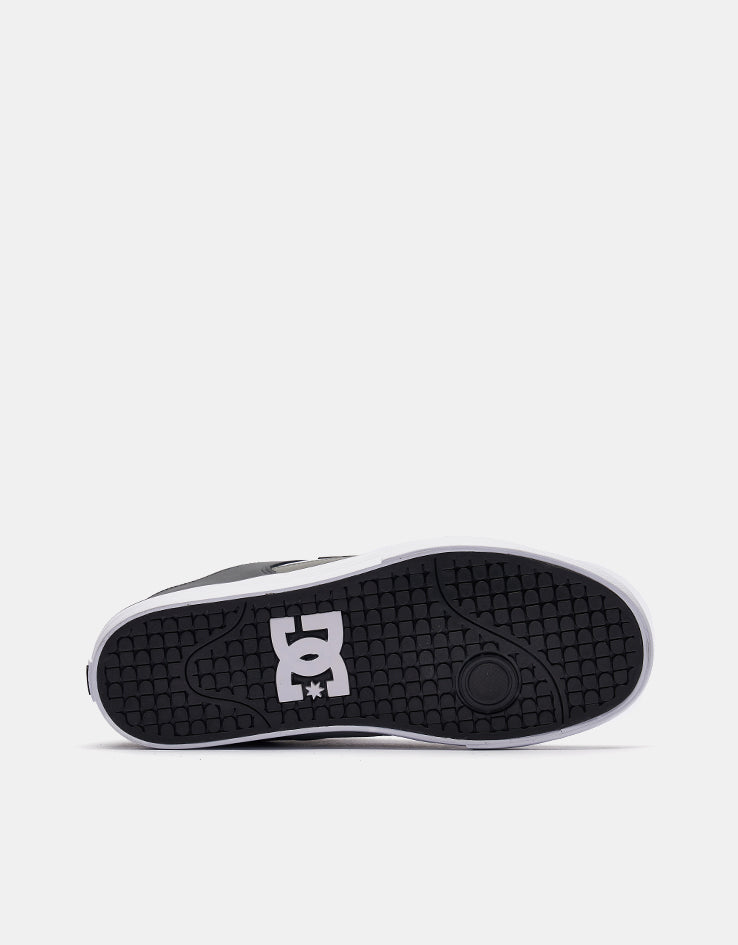 DC Pure Skate Shoes - Grey/Grey/White