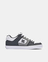 DC Pure Skate Shoes - Grey/Grey/White