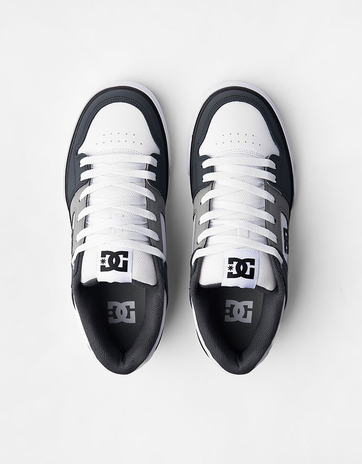 DC Pure Skate Shoes - Grey/Grey/White