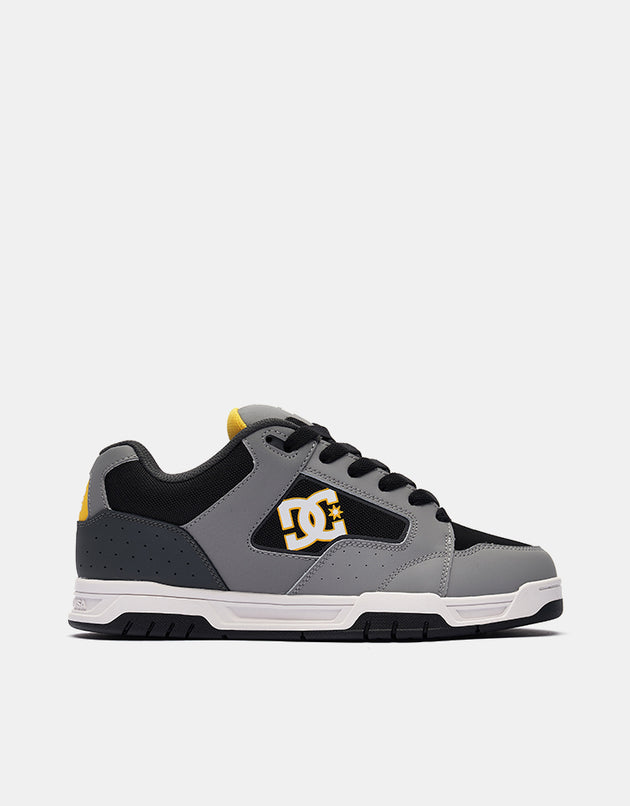 DC Coiler Skate Shoes - Grey/Grey/Black