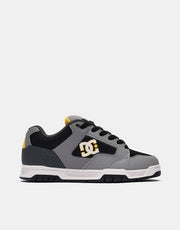 DC Coiler Skate Shoes - Grey/Grey/Black