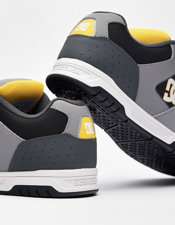 DC Coiler Skate Shoes - Grey/Grey/Black