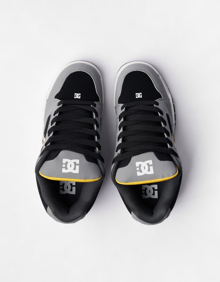 DC Coiler Skate Shoes - Grey/Grey/Black