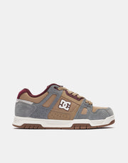 DC Stag Skate Shoes - Tan/Offwhite