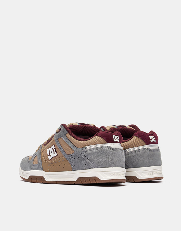 DC Stag Skate Shoes - Tan/Offwhite