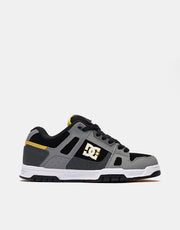 DC Stag Skate Shoes - Grey/Yellow