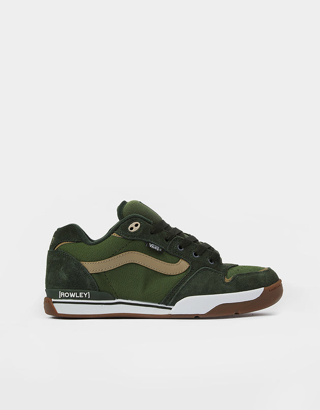 Vans Rowley XLT Skate Shoes - Dark Green