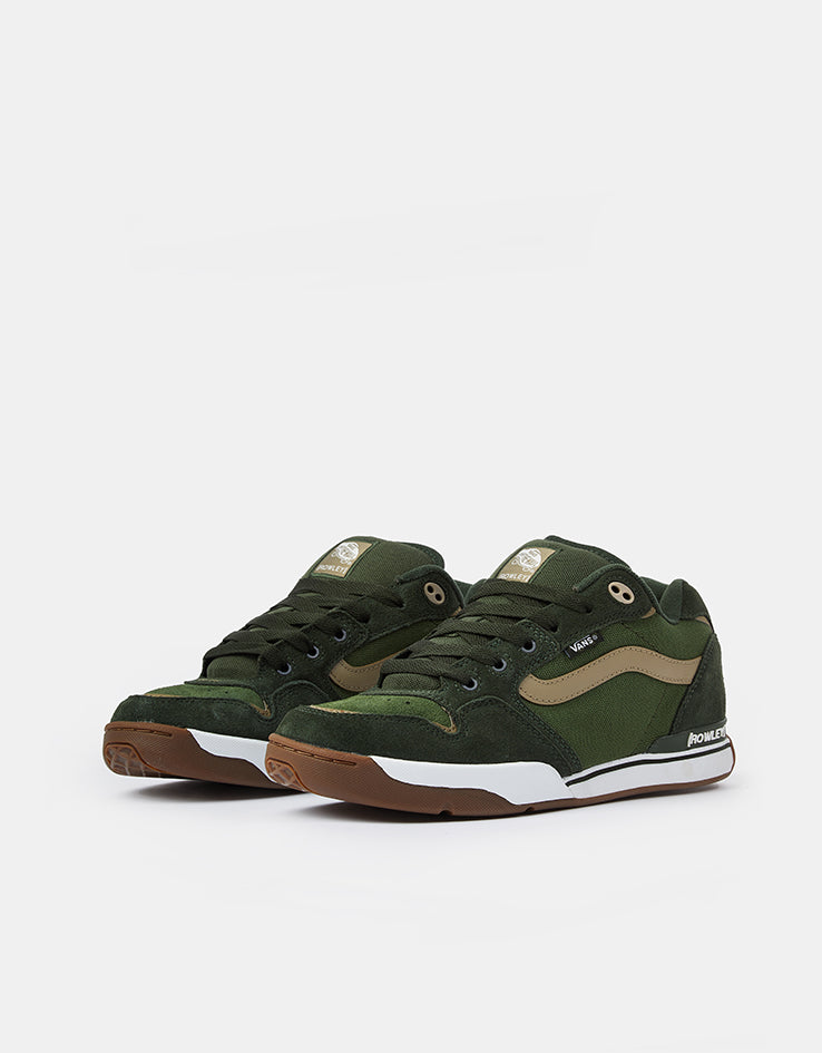 Vans Rowley XLT Skate Shoes - Dark Green