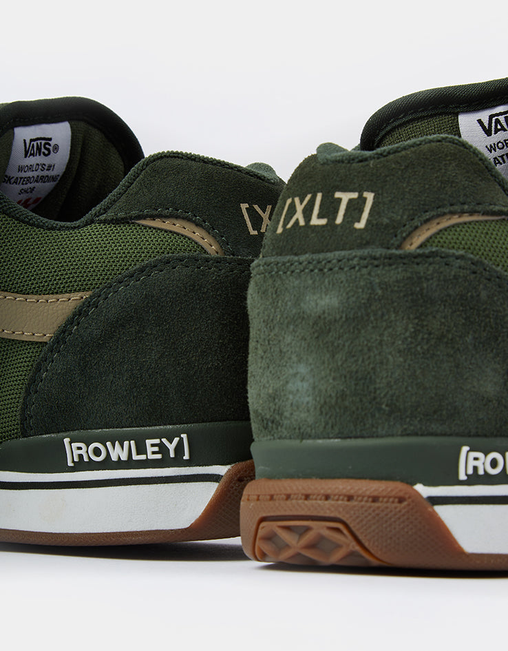Vans Rowley XLT Skate Shoes - Dark Green
