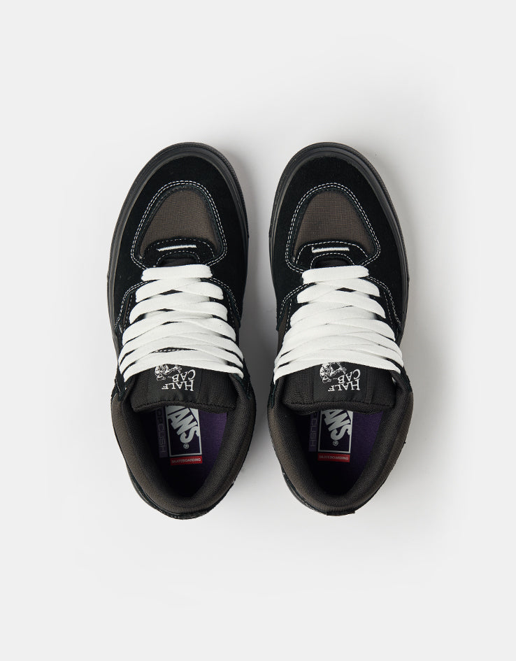 Vans Skate Half Cab WaffleCup Shoes - Black/Asphalt