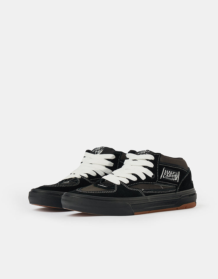 Vans Skate Half Cab WaffleCup Shoes - Black/Asphalt