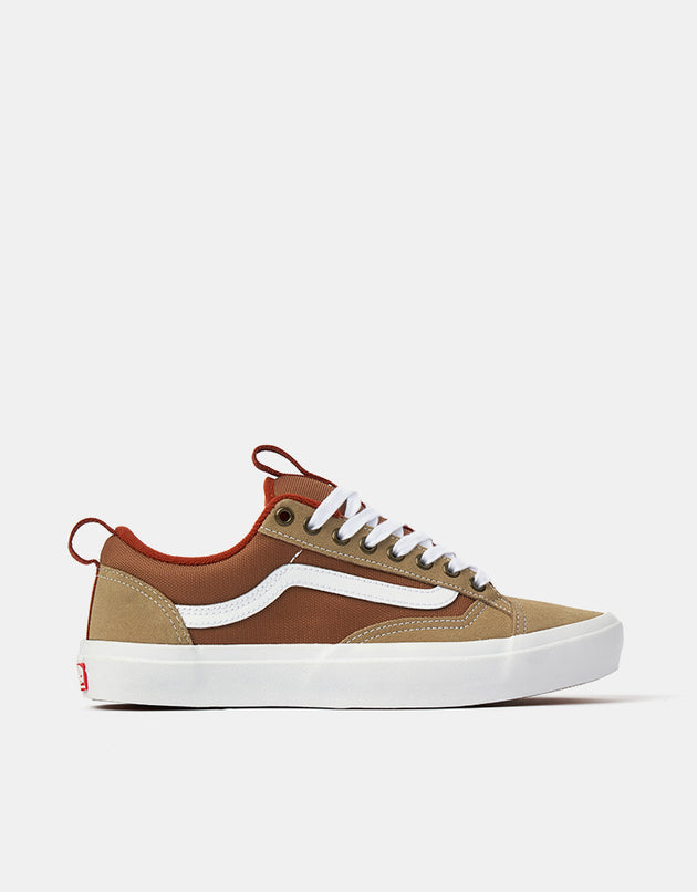 Vans Skate Old Skool 36+ Shoes - Khaki/Burnt Orange