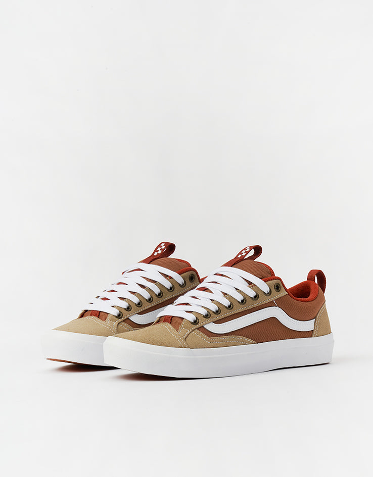 Vans Skate Old Skool 36+ Shoes - Khaki/Burnt Orange