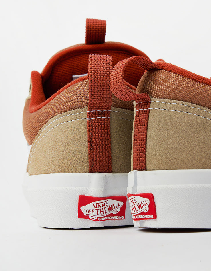 Vans Skate Old Skool 36+ Shoes - Khaki/Burnt Orange