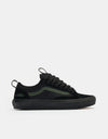 Vans Skate Old Skool 36+ Shoes - (Atiba) Black/Dark Green