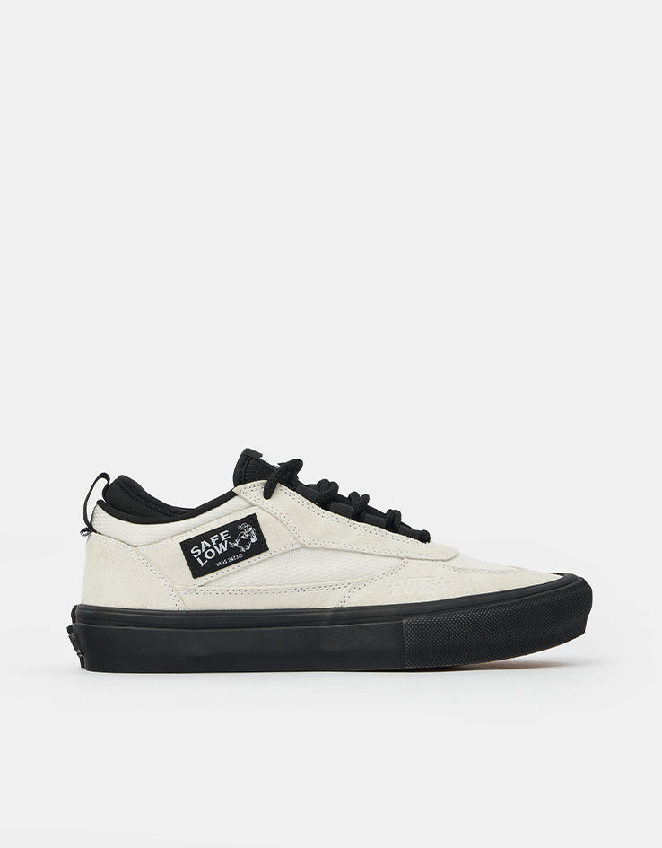 Vans Skate Safe Low Shoes - (Atiba) Bone White/Black