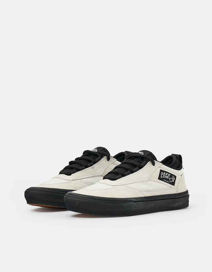 Vans Skate Safe Low Shoes - (Atiba) Bone White/Black